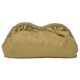 Mansur Gavriel Cloud Clutch Pomelo en cuir olive Vert Vert olive