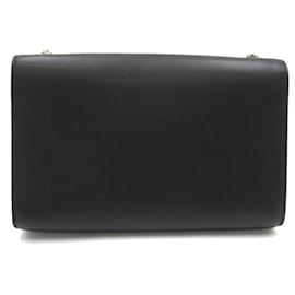 Yves Saint Laurent-Bolsa de ombro de couro Yves Saint Laurent Kate Tassel Medium 354119 em ótimo estado-Preto