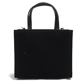 Givenchy-Givenchy Mini G Tote Shopping Bag Canvas Crossbody Bag BB50N0B1F1001 in Excellent condition-Black