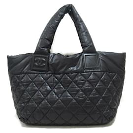 Chanel-Chanel Coco Cocoon Tote GM Canvas Tote Bag A47107 in Excellent condition-Black