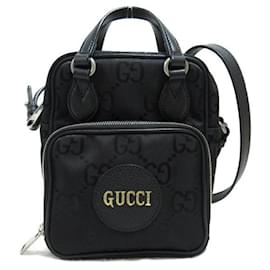 Gucci-Gucci GG Econyl Off the Grid Crossbody Bag  Canvas Crossbody Bag 625850 in Excellent condition-Black