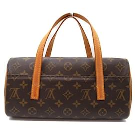 Louis Vuitton-Bolso de mano Louis Vuitton Sonatine Monogram de lona M51902 en muy buen estado-Castaño