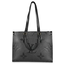 Louis Vuitton-Louis Vuitton Schwarz Empreinte Onthego MM-Schwarz