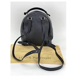 Louis Vuitton-Louis Vuitton Sorbonne Monogram Empreinte Backpack Travel School-Black