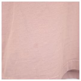 Acne-Acne Studios Logo T-Shirt in Pink Cotton-Pink