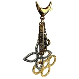 Louis Vuitton-LOUIS VUITTON Tapage Bag Charm Key Holder-Golden,Metallic