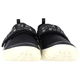 Prada-Prada Frog Sneakers in Black Neoprene-Black