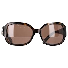 Tiffany & Co-Tiffany & Co Square Sunglasses in Brown Acetate-Brown,Red