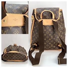 Louis Vuitton-LOUIS VUITTON Bosphore Monogram Canvas Backpack-Brown