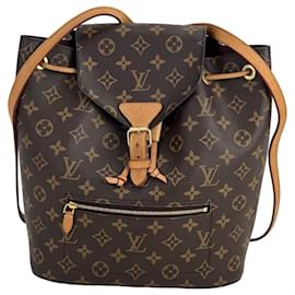 Louis Vuitton-LOUIS VUITTON Montsouris NM Monogram Backpack-Brown