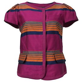 Blouse à manches courtes rayée Marc by Marc Jacobs en polyester multicolore Autre