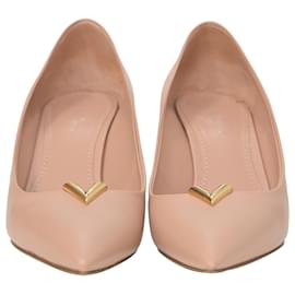 Louis Vuitton-Louis Vuitton Heartbreaker Pumps in Nude Leather-Brown,Flesh