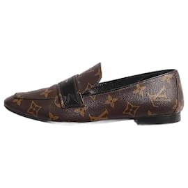 Louis Vuitton-Brown Monogram loafers - size EU 36-Brown