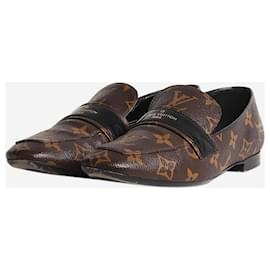 Louis Vuitton-Brown Monogram loafers - size EU 36-Brown