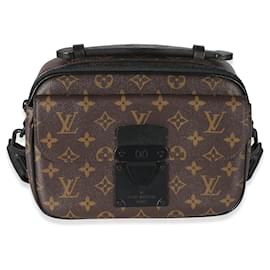 Louis Vuitton-Messenger S Lock Monogram Macassar Louis Vuitton-Braun