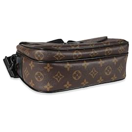 Louis Vuitton-Louis Vuitton Monogram Macassar S Lock Messenger-Brown