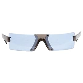 Chanel-Chanel Blue square lens sunglasses-Blue
