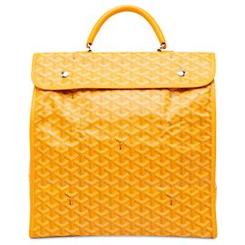 Gelber Goyardine Saint Leger Rucksack Gelb