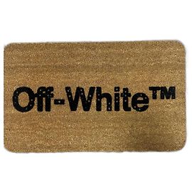 Off White Off-White Doormat Black Camel