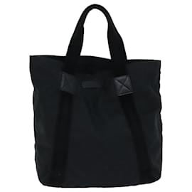 Gucci-GUCCI GG Canvas Tote Bag Black 189669 Auth ep4522-Black