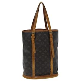 Louis Vuitton-LOUIS VUITTON Monogram Bucket GM Shoulder Bag Vintage M42236 LV Auth 77067-Monogram