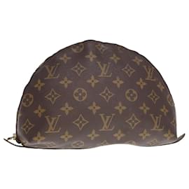 Louis Vuitton-LOUIS VUITTON Monogram Trousse Demi Ronde Cosmetic Pouch M47520 LV Auth 76246-Monogram