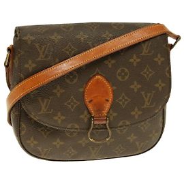 LOUIS VUITTON Monogram Saint Cloud GM Borsa a Spalla M51242 LV Auth bs15146 Monogramma