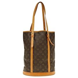 Louis Vuitton-LOUIS VUITTON Monogram Bucket GM Shoulder Bag M42236 LV Auth yk12955-Monogram