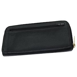 Chanel-CHANEL COCO Mark Wallet Caviar Skin Black CC Auth bs14885-Black