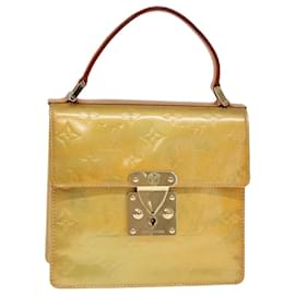 Louis Vuitton-LOUIS VUITTON Monogram Vernis Spring Street Handtasche Gris M91029 LV Auth 76268-Grau