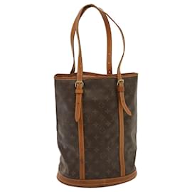 Louis Vuitton-LOUIS VUITTON Monogram Bucket GM Shoulder Bag M42236 LV Auth 77155-Monogram