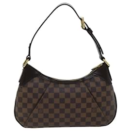 Louis Vuitton-LOUIS VUITTON Damier Ebene Thames PM Schultertasche N48180 LV Auth 74818-Andere