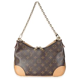 Louis Vuitton-Boulogne Tasche aus natürlichem Monogramm-Canvas von Louis Vuitton-Braun