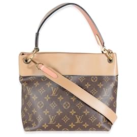 Louis Vuitton-Louis Vuitton Sesame Monogram Canvas Tuileries Besace-Beige