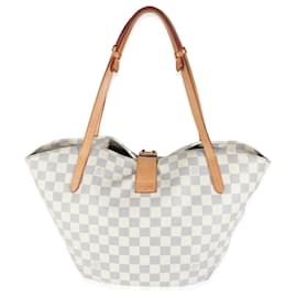 Louis Vuitton-Louis Vuitton Damier Azur Canvas Salina PM-Blau,Beige