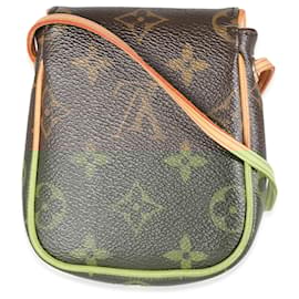 Louis Vuitton-Louis Vuitton Monogram Canvas Pochette Cancun-Brown