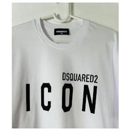 Dsquared2-Tops Tees-Black,White