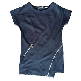 Dirk Bikkenbergs Dirk Bikkembergs Early 00s Tactical Black Zipped Tee. Black