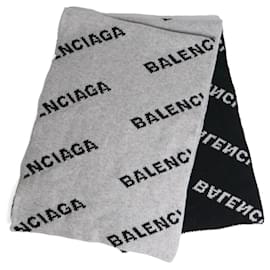 BALENCIAGA Sciarpe T. Cotone Nero