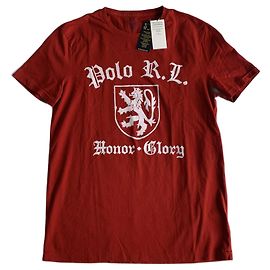 Polo Ralph Lauren Camisetas Blanco Roja