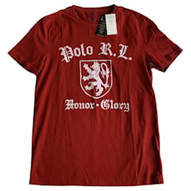 Polo Ralph Lauren-Tee shirts-Blanc,Rouge