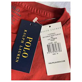 Polo Ralph Lauren-Tee shirts-Blanc,Rouge