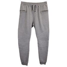 Calças de jogging Biker Balmain em algodão cinza Cinza
