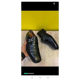 Hermès-Lace ups-Black