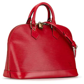 Louis Vuitton-Louis Vuitton Red Epi Alma PM-Red