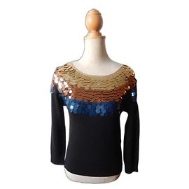 pull noir à sequins Sonia Rykiel - 36 FR Noir