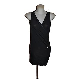 Robe mini noire extensible Galliano Taille 40 IT Noir