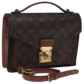 Louis Vuitton-LOUIS VUITTON Monogram Monceau 28 Hand Bag 2way M51185 LV Auth 76328-Monogram