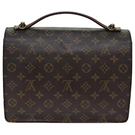 Louis Vuitton-LOUIS VUITTON Monogram Monceau 28 Hand Bag 2way M51185 LV Auth 76328-Monogram