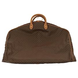 Céline-CELINE Macadam Canvas Garment Cover PVC Leather Beige Auth 76416-Beige